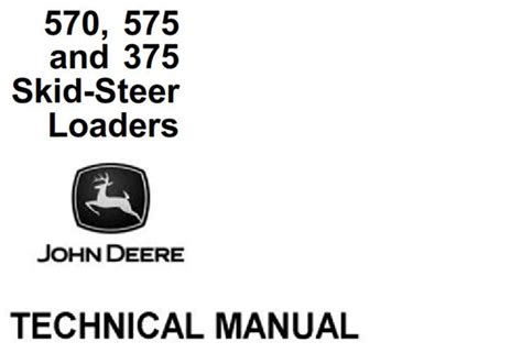 john deere 375 skid steer manual|john deere 575 loader manual.